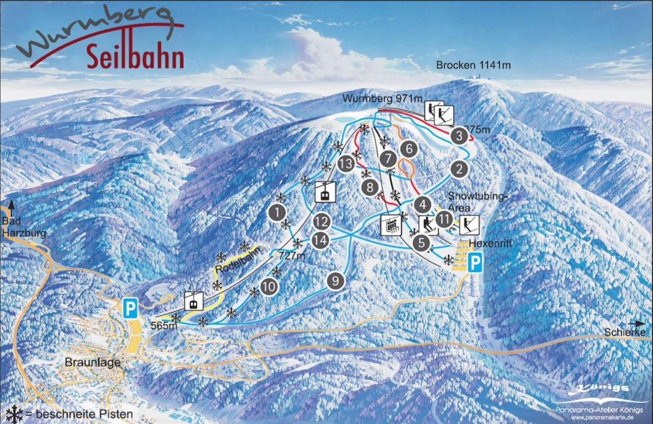 Blockhaus Harzblick4C Βίλα Braunlage Εξωτερικό φωτογραφία